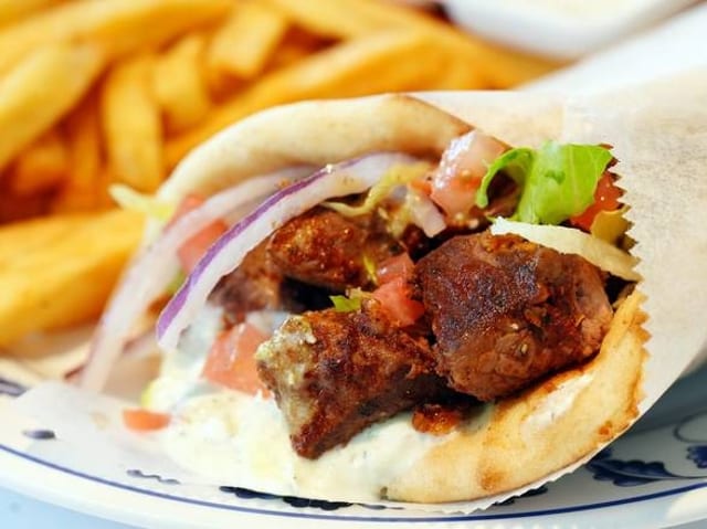 Lamb Souvlaki.